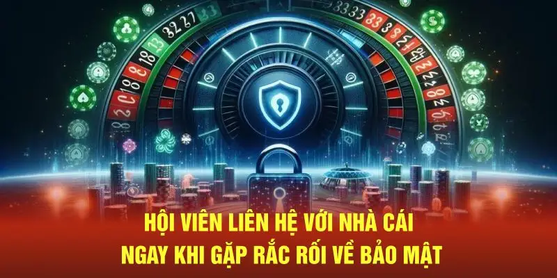 Hội viên liên hệ với nhà cái ngay khi gặp rắc rối về bảo mật